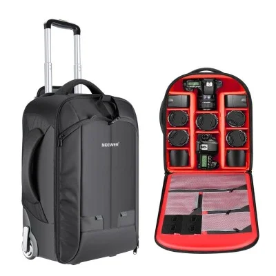 Neewer NW3300   CONVERTIBLE ROLLING CAMERA BACKPACK black